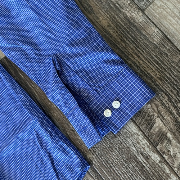 KENNETH COLE REACTION WRINKLES AWAY, MEN SHIRT, SIZE M15 32-33 SLIM FIT - Picture 6 of 7